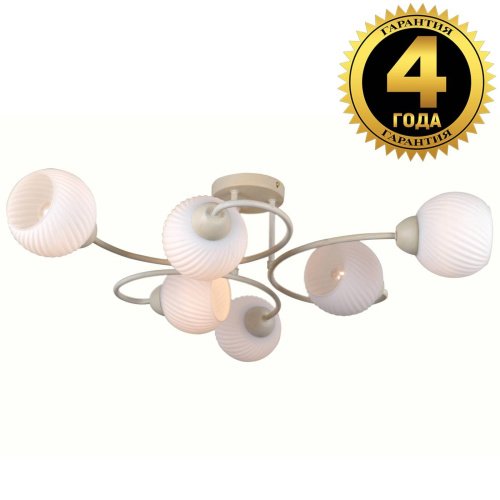 Потолочная люстра Natali Kovaltseva 81400 81400/6C BEIGE GOLD