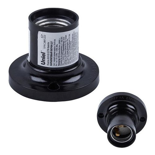 ULH-02-E27W-Bakelite Патрон Uniel ULH-02-E27W-Bakelite