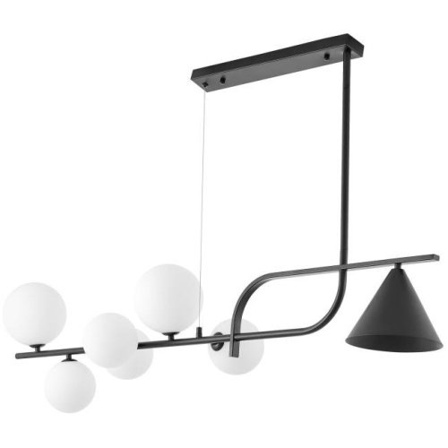 LDP 7036-7 BK+WT Светильник подвесной Lumina Deco Amadeo LDP 7036-7 BK+WT