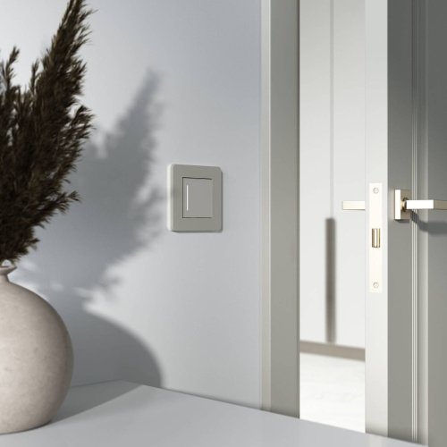 Сенсорный выключатель Werkel W4512014/ Сенсорный выключатель одноклавишный с подсветкой (дымчатый)