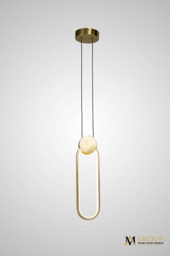 Светильник подвесной AM Group AM466 POLISHED GOLD