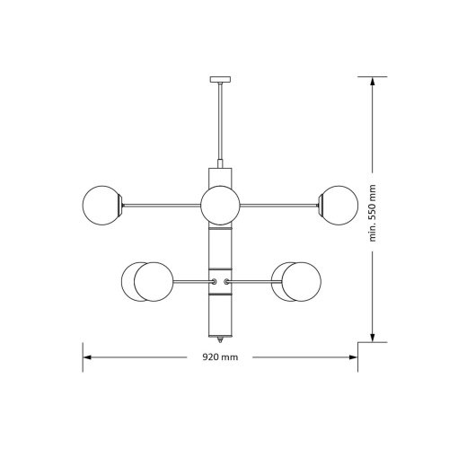 Потолочная люстра Kutek Ultimo ULT-ZW-8(Z)