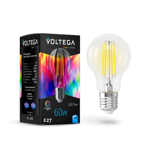 7155 Светодиодная лампа Voltega General purpose bulb E27 7W High CRI 7155