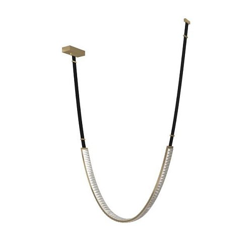 MD24083001-1F black/gold Светильник подвесной Delight Collection MD24083001 MD24083001-1F black/gold