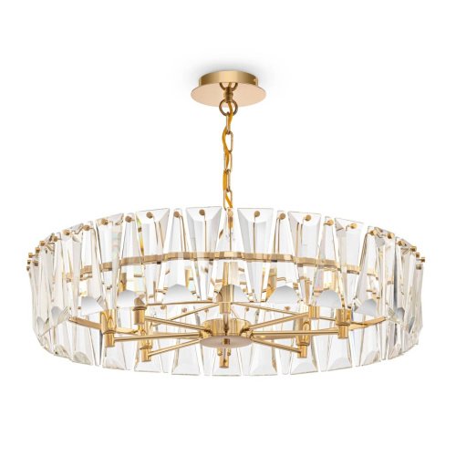 MOD043PL-08G Подвесная хрустальная люстра Puntes Maytoni MOD043PL-08G