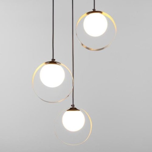 Светильник подвесной Eurosvet Dublin 50205/3 черный/бронза