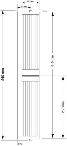 Настенное бра Kutek Loretto LOR-K-2(BN)