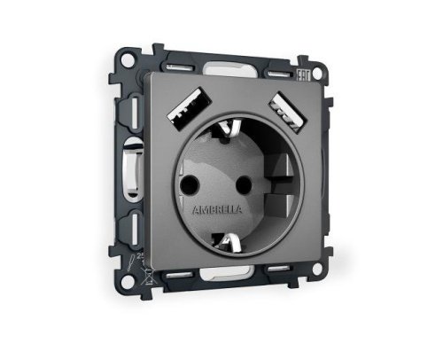 Розетка Ambrella Volt ALFA MA659010
