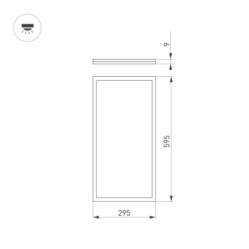 Светодиодная панель Arlight Intenso 036230
