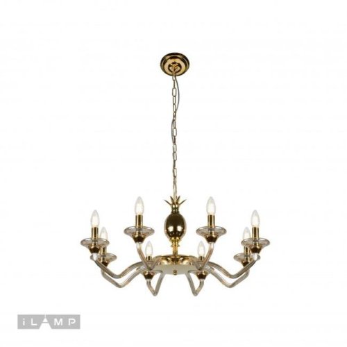 YT2049-8 GD+COG Люстра подвесная Flo iLamp YT2049-8 GD+COG