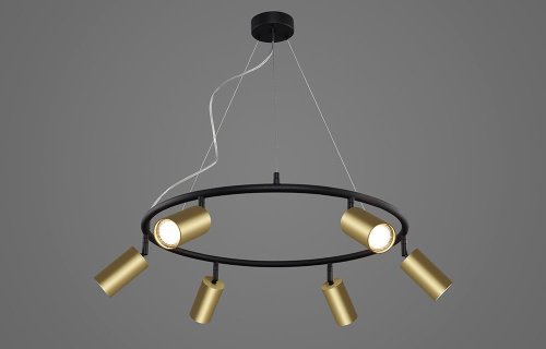CLT 015C6 D600 BL-GO Подвесная люстра Crystal Lux Clt 015 CLT 015C6 D600 BL-GO