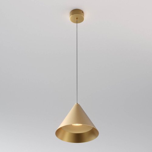 Светильник подвесной Elektrostandard Conus 50316 LED 16W 3000K золотой