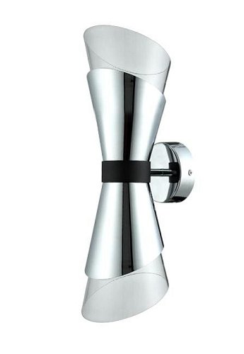 Настенное бра Crystal Lux Gris GRIS AP2 CHROME