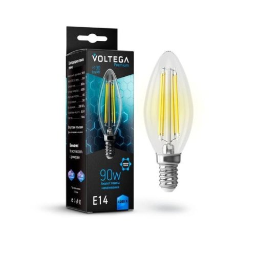 7135 Светодиодная лампа Voltega Candle Graphene 7135