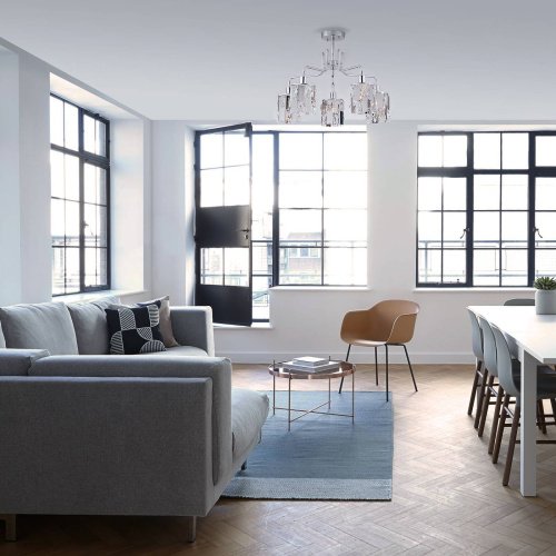 10101/5 хром/прозрачный хрусталь Strotskis Потолочная люстра Eurosvet Scoppio 10101/5 хром/прозрачный хрусталь Strotskis