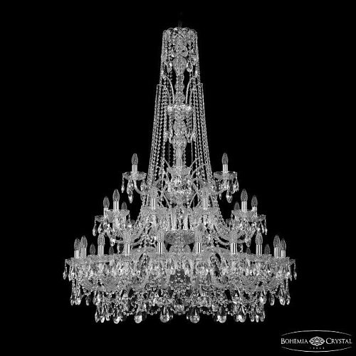 Подвесная люстра Bohemia 1411 1411/20+10+5/400/XL-155/3d Ni