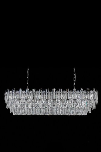 Подвесная люстра LEON Jacqueline LE7161/1200L CH/GR