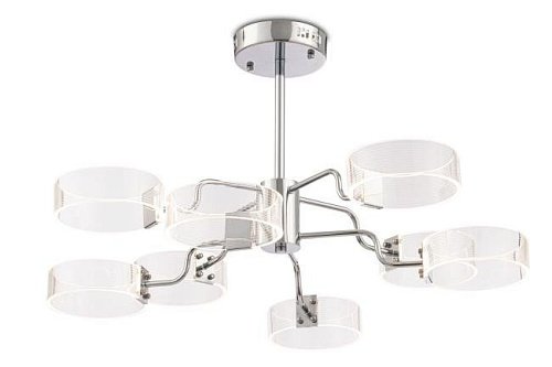 FR6039CL-L64CH Потолочная светодиодная люстра Eva Freya FR6039CL-L64CH