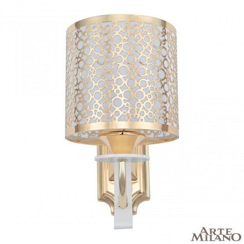 Настенное бра Arte Milano Florentia-6067 306067/1W Wh/Gd