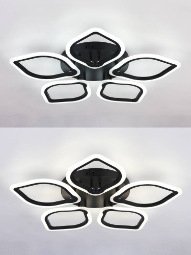 Потолочная люстра Natali Kovaltseva Real LED LAMPS 81200 BLACK