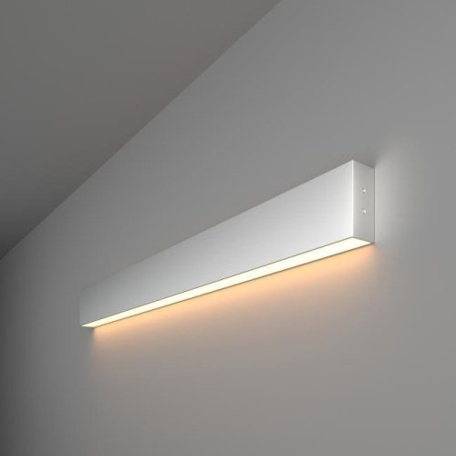 101-100-30-78-3000-a041489 Настенный светильник Elektrostandard Grand Линейный светодиодный накладной односторонний светильник 78см 15W 3000K матовое серебро (101-100-30-