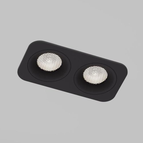 Встраиваемый светильник Elektrostandard Tetro 15277/LED 20W 4000K черный IP44