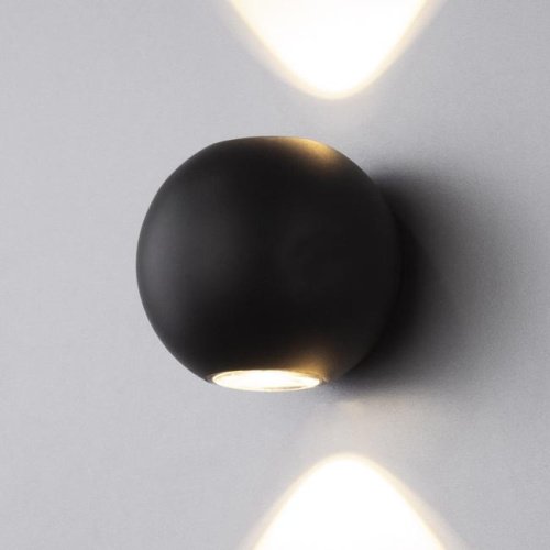 1566 TECHNO LED DIVER черный Уличный настенный светильник Elektrostandard 1566 1566 TECHNO LED DIVER черный