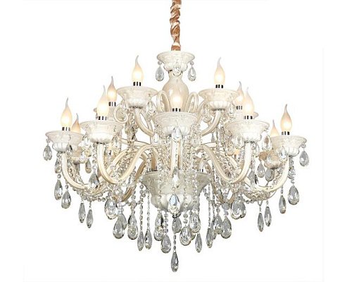 OML-30503-15 Подвесная хрустальная люстра Teramo Omnilux OML-30503-15