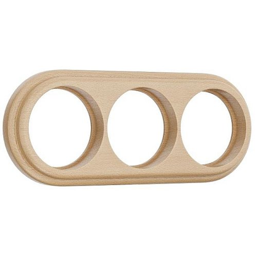 W0035224/ Рамка на 3 поста (светлый бук) (RAMKA 03 WL15 M0) Рамка Werkel W0035224/ Рамка на 3 поста (светлый бук) (RAMKA 03 WL15 M0)
