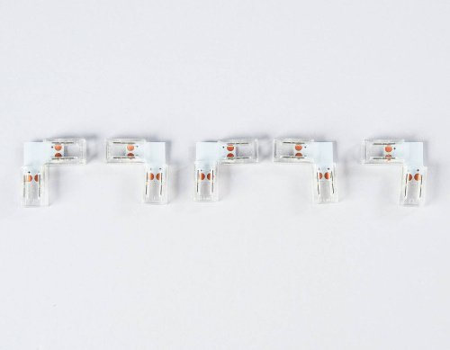 Соединитель угловой L COB 12/24V для лент 8mm (2 конт.) (5шт) Ambrella LED Strip GS6851