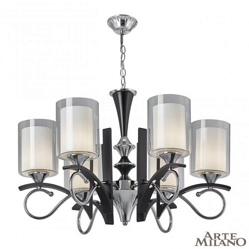 309167/6 Bk/Ni Подвесная люстра Arte Milano Florentia-9167 309167/6 Bk/Ni