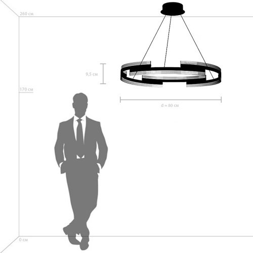 736333 Подвесная люстра Lightstar Rotonda 736333