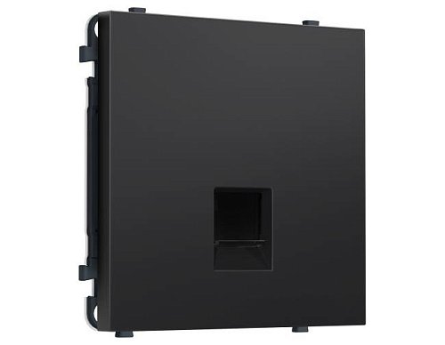 MS812010 MS812010 Комплект механизма компьютерной розетки SIGMA Черный матовый RJ-45 (8P8C) CAT6 с/ш QUANT PRO (SP8120, PR188)