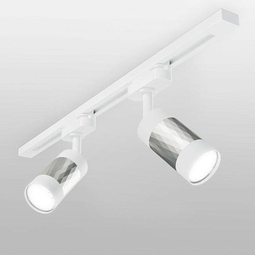 Mizar GU10 Белый/серебро (MRL 1007) однофазный Трековый светильник Elektrostandard Mizar Mizar GU10 Белый/серебро (MRL 1007) однофазный
