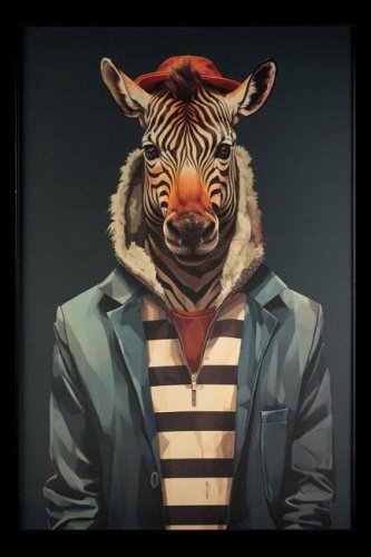 TD199 Картина настенная Teona Decor Zebra TD199