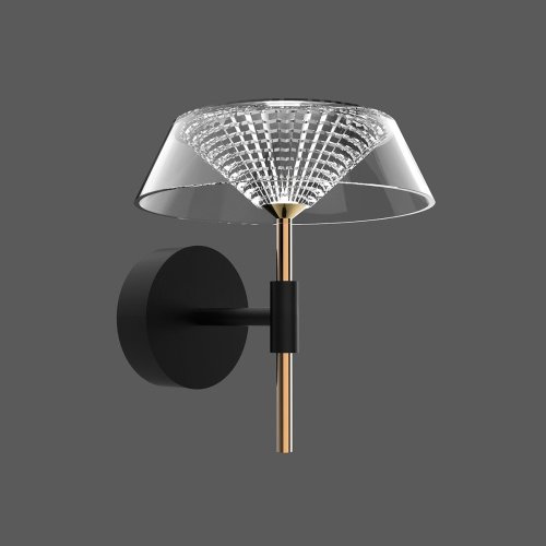 MB21001018-1A black/gold Настенное бра Delight Collection MD21001018 MB21001018-1A black/gold
