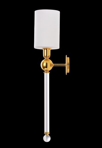 MIRABELLA AP1 GOLD/WHITE Настенное бра Crystal Lux Mirabella MIRABELLA AP1 GOLD/WHITE