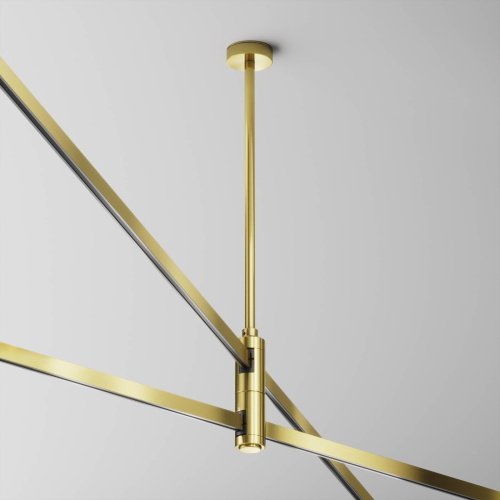 Крепление потолочное Medium двойное 300мм Flarity Maytoni Accessories for tracks Flarity TRA158C-D1-BS