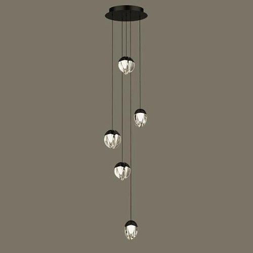 MD24001033-5A black/clear Светильник подвесной Delight Collection MD24001033 MD24001033-5A black/clear