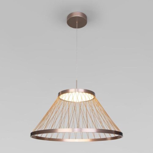 Светильник подвесной Eurosvet Cesta 40017/1 LED коричневый
