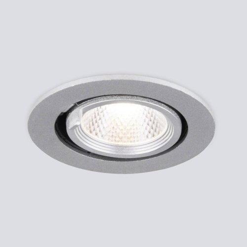 9918 LED 9W 4200K серебро Встраиваемый светильник Elektrostandard 9918 Led 9918 LED 9W 4200K серебро