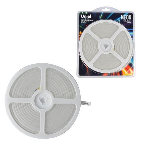 ULS-N01-2835-120LED/m-6mm-IP67-DC12V-9W/m-5M-4000K блистер LED лента Uniel ULS-N01-2835-120LED/m-6mm-IP67-DC12V-9W/m-5M-4000K блистер