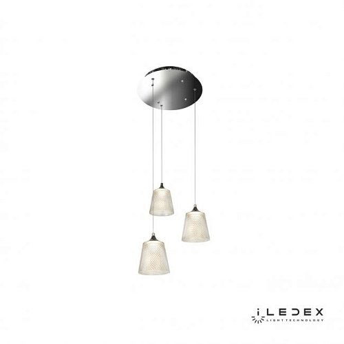 WD8007-3 CR Светильник подвесной ILedex Flora WD8007-3 CR
