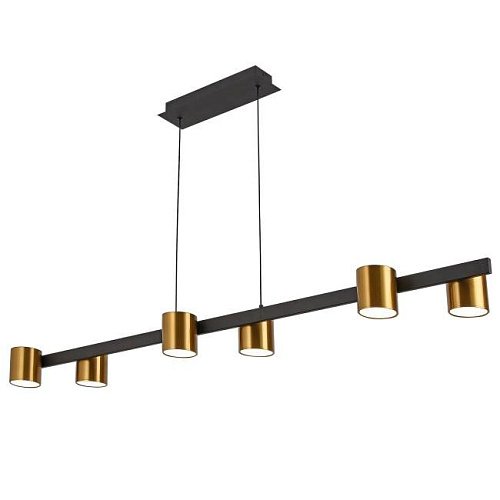 LED LAMPS 81129/6C BRASS BLACK Подвесная люстра Natali Kovaltseva Loft Led LED LAMPS 81129/6C BRASS BLACK