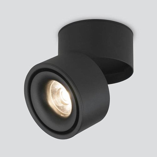 Накладной светильник Elektrostandard Klips DLR031 15W 4200K 3100 черный матовый