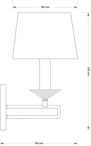 Настенное бра Kutek Zola ZOL-K-1(P/A)