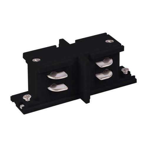 Комплектующие для трек-систем Elektrostandard TRC-1-3-II-BK / Коннектор прямой внутренний для трехфазного шинопровода (черный)
