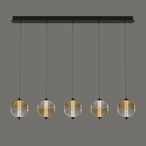 MD24022079-5B black/amber Светильник подвесной Delight Collection MD24022079 MD24022079-5B black/amber