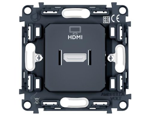 PR223 PR223 Механизм розетки HDMI 2.1 30V/900mA 4K-120HZ 8K-60Hz QUANT PRO