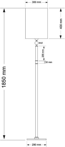 Торшер Kutek Lauria LAU-LS-1(N/A)